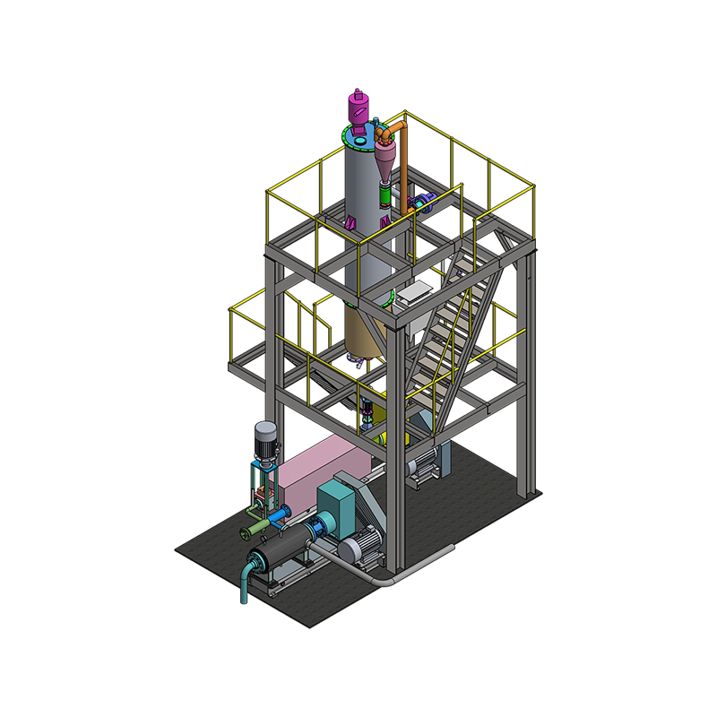 Lelehkan Peralatan Penambah Masterbatch Pemintalan Langsung