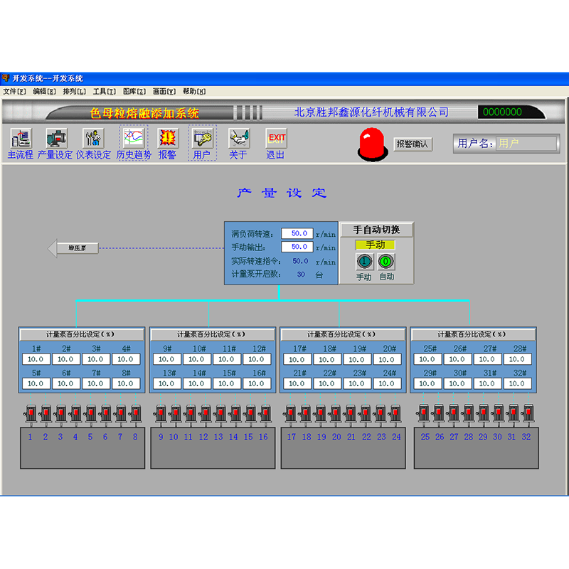 Lelehkan Peralatan Penambah Masterbatch Pemintalan Langsung