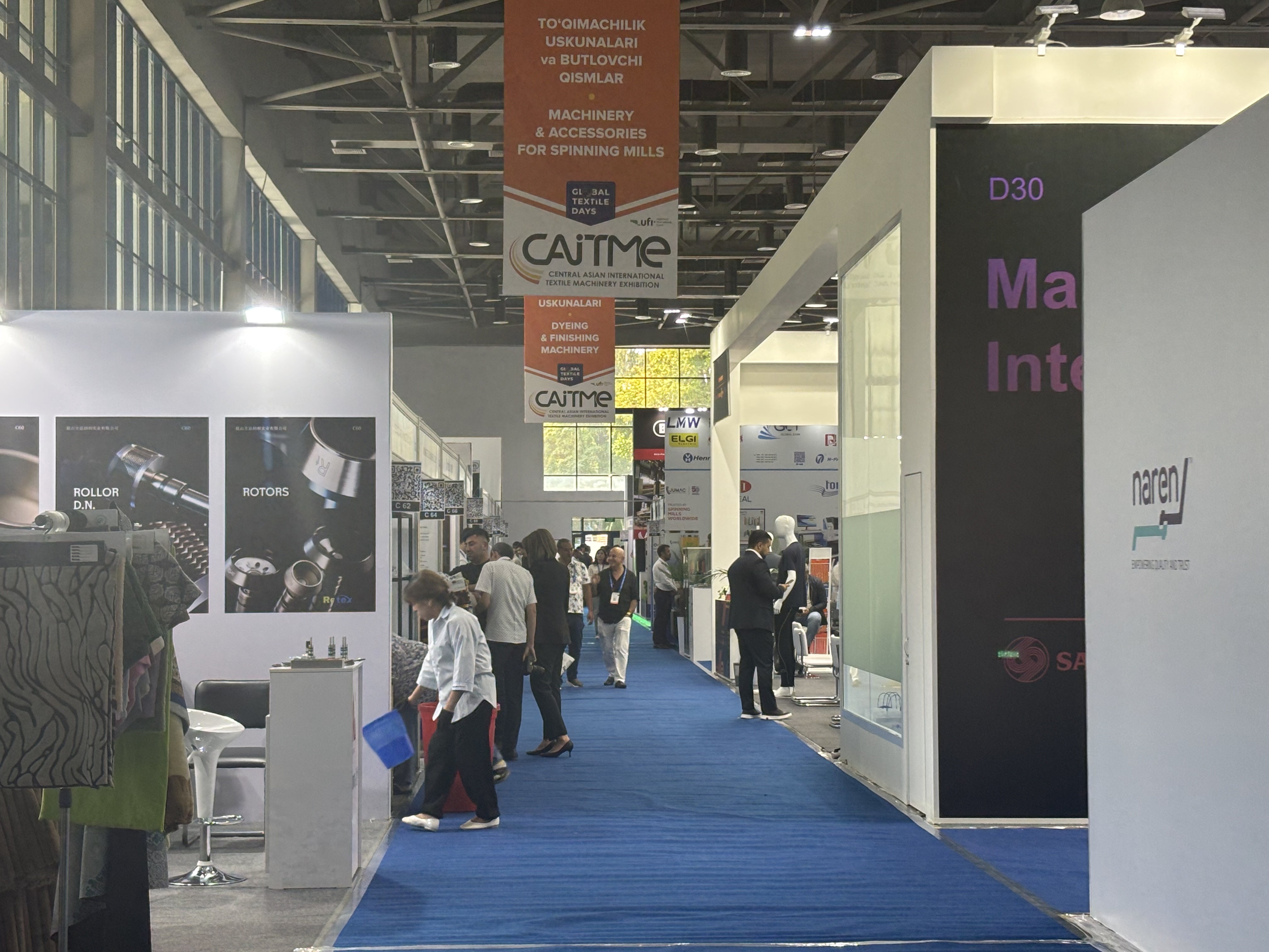 Jiaxing Shengbang Memamerkan Teknologi Melt Spinning yang Inovatif di CAITME 2025 di Tashkent